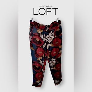 Ann Taylor LOFT Floral Slacks